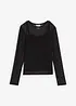 T-shirt manches longues en mesh, bonprix