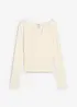 T-shirt côtelé 100% coton, bonprix