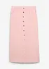 Jupe midi en twill, bonprix