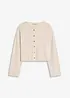 Gerippte Feinstrickjacke, bonprix
