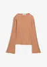 Rippshirt aus reiner Baumwolle, bonprix