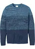 Pull en coton mélangé, coupe ventre confort, bonprix