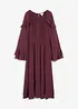 Chiffonkleid mit Volants, bonprix
