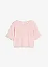 T-shirt court et boxy, bonprix