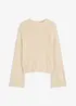 Pull boxy en maille poilue moelleuse, bonprix
