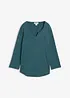 Baumwoll-Henleyshirt mit Knopfleiste, bonprix