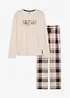 Pyjama mit weicher Webhose und Geschenktasche, bonprix