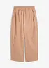Pantalon barrel aspect laine, bonprix