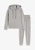 Loungewear Hausanzug aus weicher Rippe, oversized, bonprix