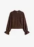 Bluse aus strukturiertem Material, bonprix
