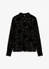Langarmshirt mit leichter Transparenz, bonprix