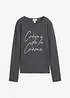 T-shirt manches longues 100% coton, bonprix