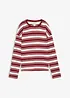 T-shirt manches longues oversize 100% coton, bonprix