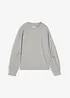Sweatshirt mit weitem Ripp-Kragen aus Bio-Baumwolle, bonprix