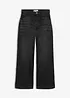 Wide-Leg-Jeans Mid Waist mit aufgesetzten Taschen, bonprix