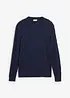 Pull à motif torsadé en maille 100% coton, bonprix