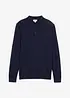 Feinstrick-Polopullover mit edler Merinowolle, Slim Fit, bonprix