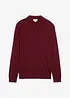 Feinstrick-Polopullover mit edler Merinowolle, Slim Fit, bonprix