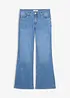 Flared-Jeans Mid Waist, bonprix