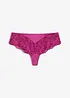String Panty aus glänzendem Material, bonprix