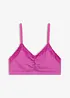 Bustier mit Bio-Baumwolle und Spitze, bonprix