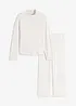 Loungewear Hausanzug aus weicher Rippe, oversized, bonprix