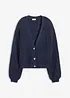 Oversized Strickjacke mit Glitzergarn und Wollanteil, bonprix
