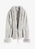 Strickjacke mit Fellimitat, bonprix