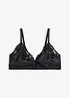 Soutien-gorge bralette en matière brillante, bonprix