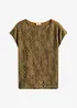Shirt aus Web-Mix, bonprix