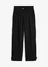 Pantalon cargo avec lin, bonprix
