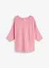 Pull côtelé oversize en viscose mélangée, bonprix