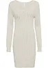 Strickkleid mit Zopfmuster, bonprix