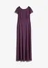 Maxikleid aus zartem Tüll mit Perlenstickerei, bonprix