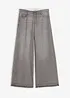 Wide-Leg-Jeans Mid Waist, Bequembund, bonprix