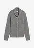 Gilet en maille à motif côtelé, bonprix