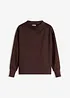 Oversize Sweatshirt aus weichem Scuba, bonprix