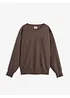 Oversize-Sweatshirt aus weichem Baumwoll-Mix, bonprix