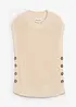 Pull sans manches en maille, bonprix