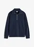 Sweat oversize à col zippé, bonprix