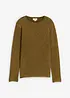 Pullover in gewaschener Optik, Slim Fit, bonprix