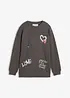 Sweat-shirt 100% coton, bonprix