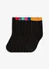 Lot de 7 paires de chaussettes mi-hautes, coton majoritaire, bonprix