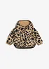 Veste réversible en polaire peluche avec capuche et poches, bonprix