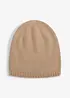 Bonnet en fine maille de laine mérinos, bonprix