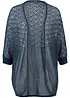 Gilet long en maille ajourée, bonprix