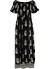 Robe col Bardot en viscose fluide, bonprix