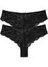 Lot de 2 slips brésiliens, bonprix