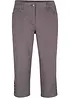 Baumwoll-Capri-Hose mit Bequembund und Knöpfen, bonprix