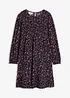 Robe en jersey effet froissé, bonprix